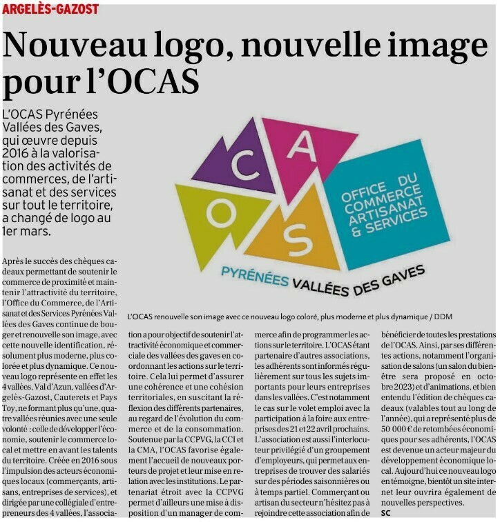 article ocas presse 16032023