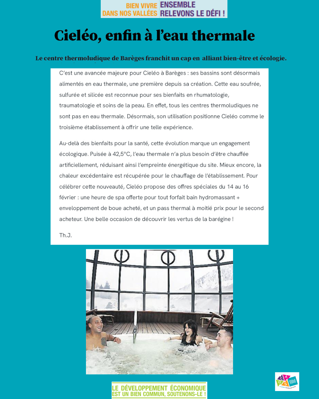 article presse thermes barèges Jeudi 13 février 2025